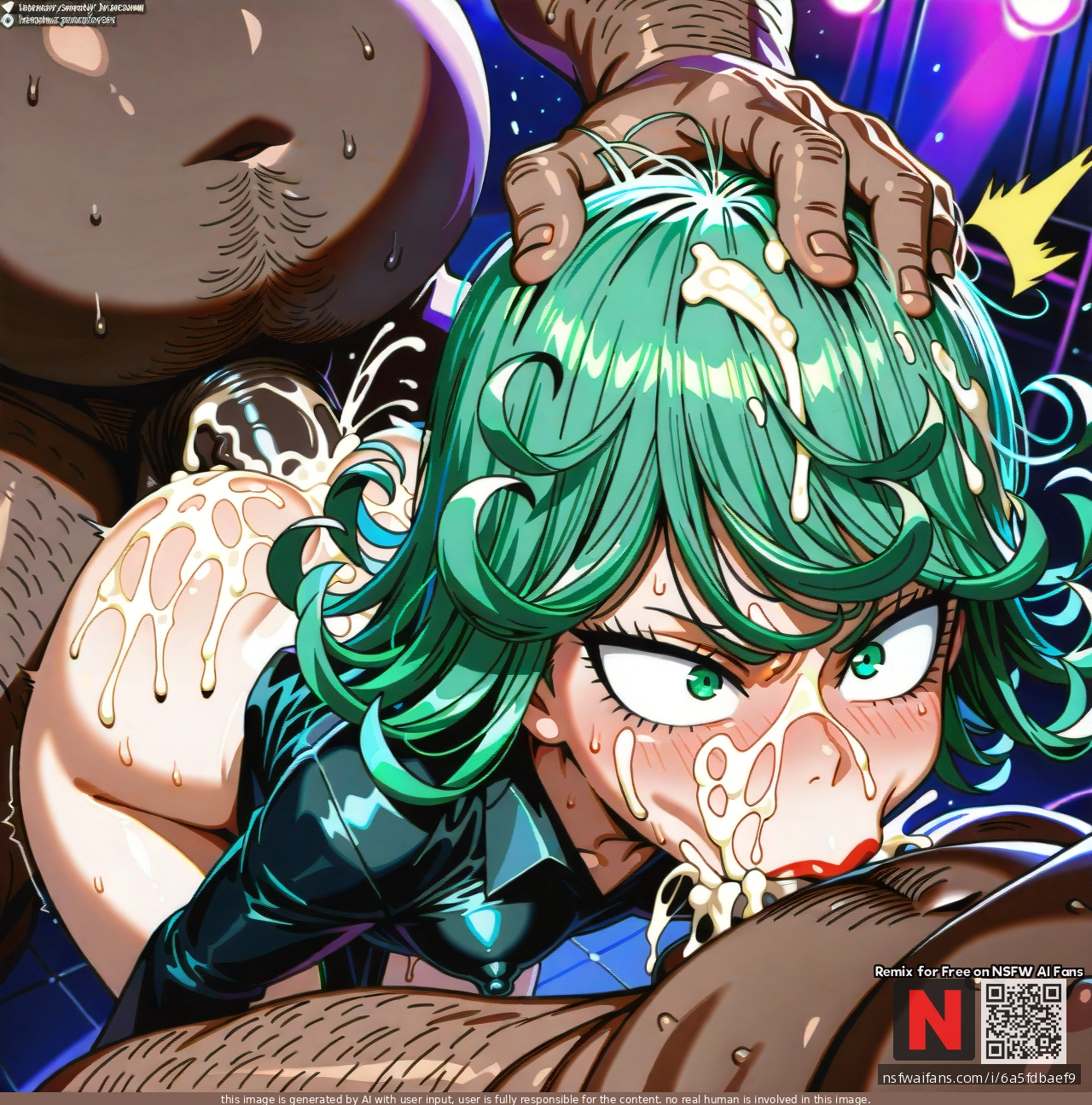 @tatsumaki  in yourself clothes, (covered_nipples), (tawawa_challenge), (surprised), (pout), Angry gaze, Cock on the face, (cum_on_hair), (facial) ,(constricted_pupils), lipstick on cock, (lipstick), (endured_face), (annoyed), (endured_face), , orgazm, (saliva) ,(oral), (deepthroat), (anal), (group_sex), (cum_in_ass), (cumdump), negro man pushing her ass,  very_dark_skin_very_fat_negro_man, monstrous_gigantic_huge_meaty_massive_long_insane_big_black_cock, negro man pushing her head, (cum_in_throat), (bukkake),(from_side), throat bulge,  Stretched throat,in nightclub, (:>=), vacuum mouth, comics