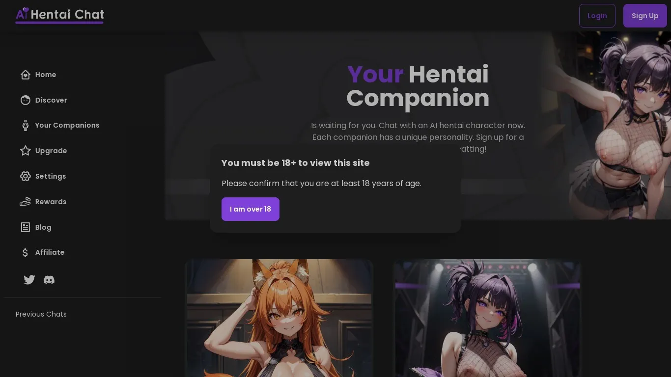 aihentaichat.com snapshot
